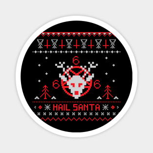 Hail Santa Ugly Sweater Magnet